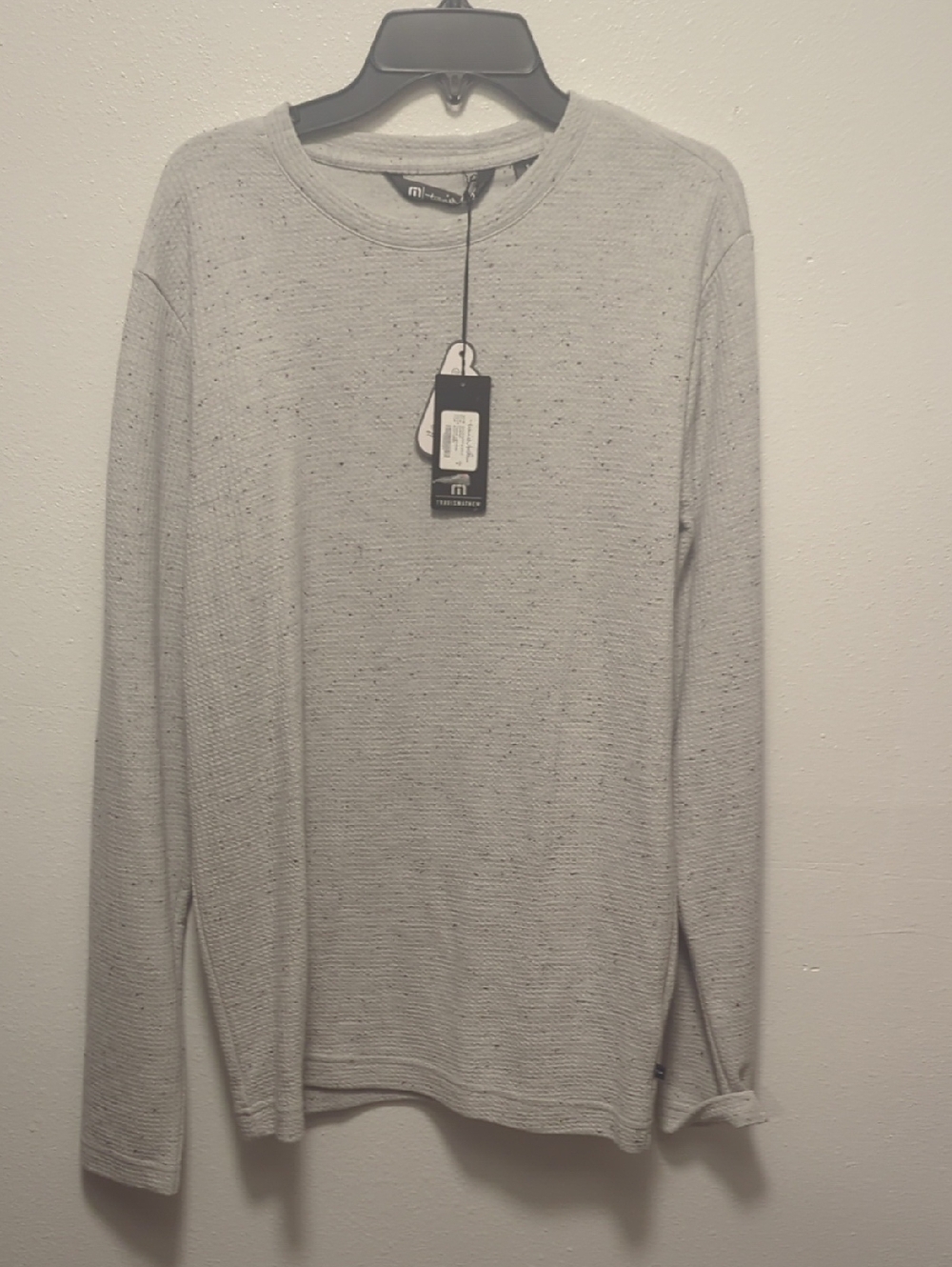 NWT Travis Mathew Cloud Waffle Crew Neck Sweater Size Small